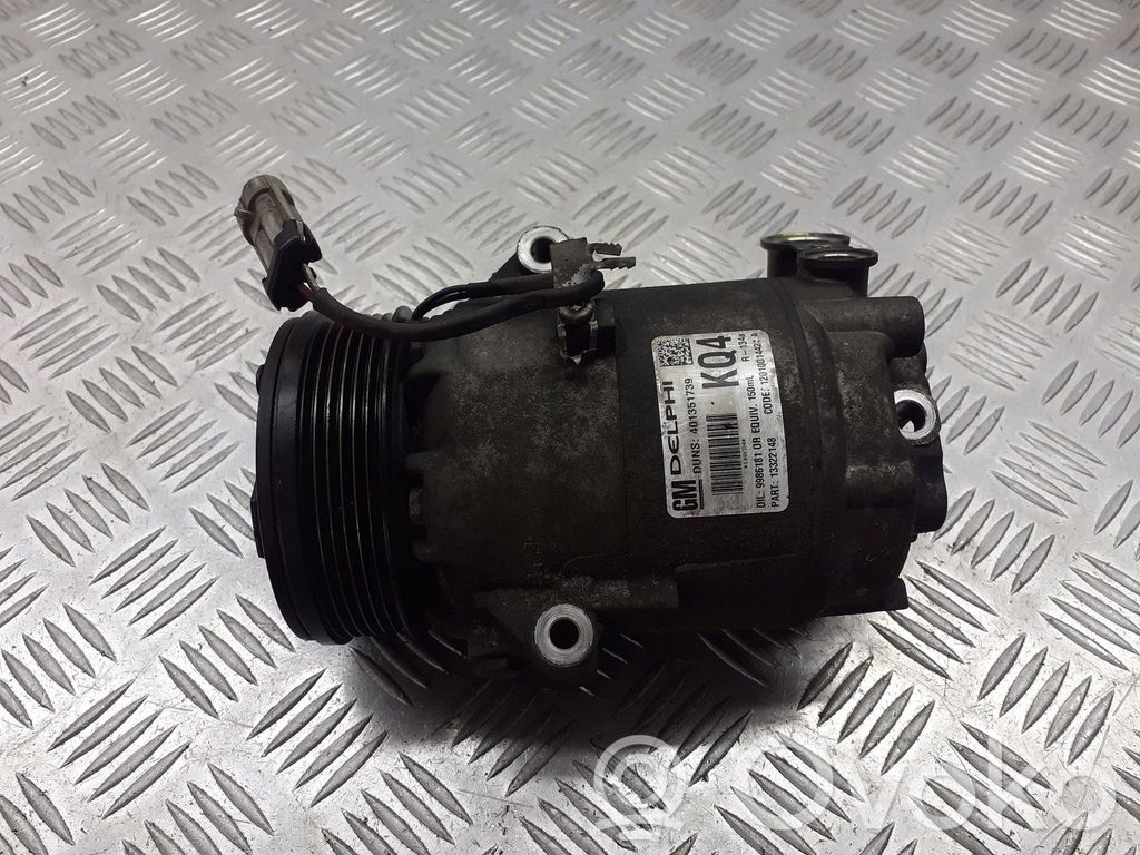 Klimakompressor Pumpe   13322148