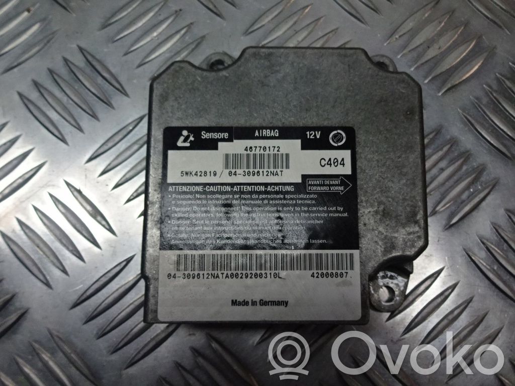 Fiat Marea Airbag control unit/module 