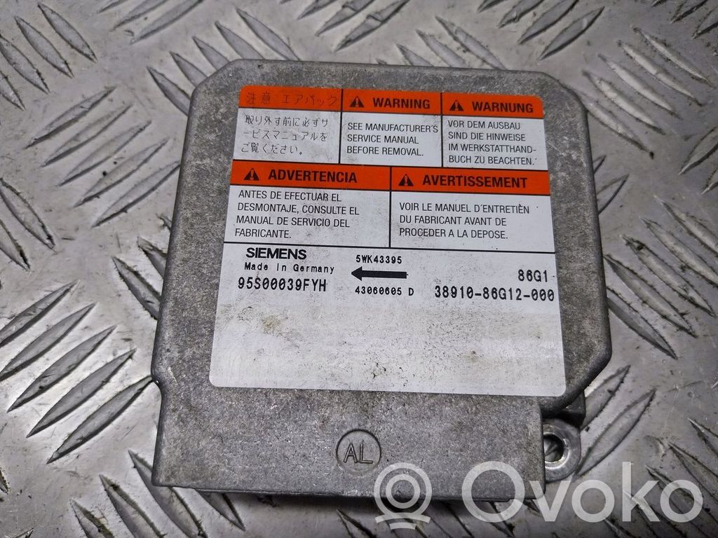 Suzuki Ignis Turvatyynyn ohjainlaite/moduuli 