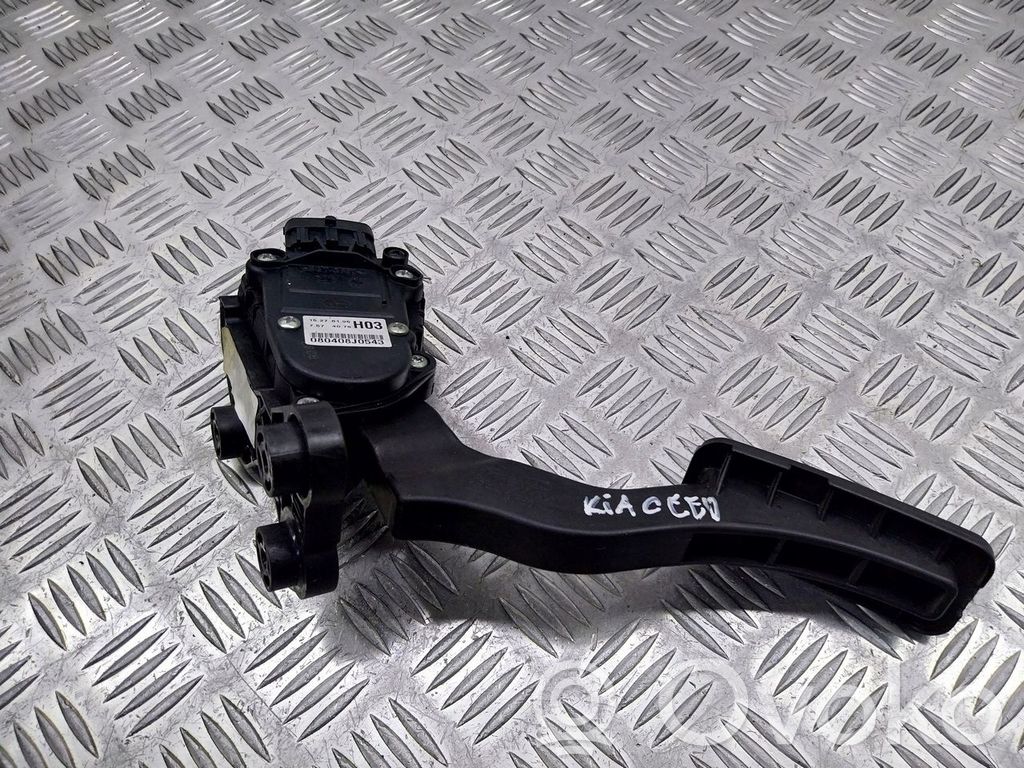 Accelerator throttle pedal