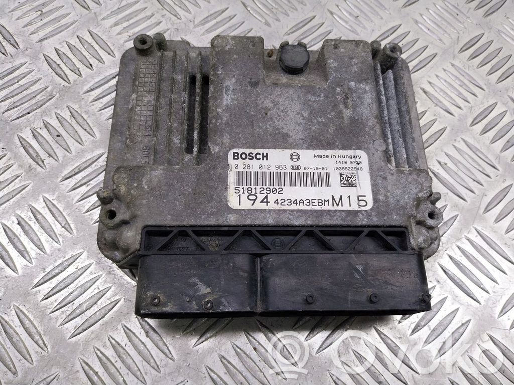 Fiat Croma Unité de commande, module ECU de moteur 