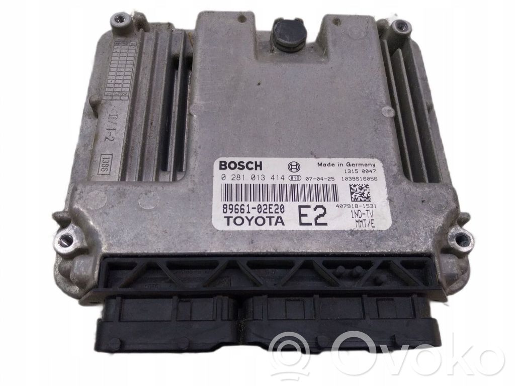 Toyota Auris 150 Centralina/modulo motore ECU