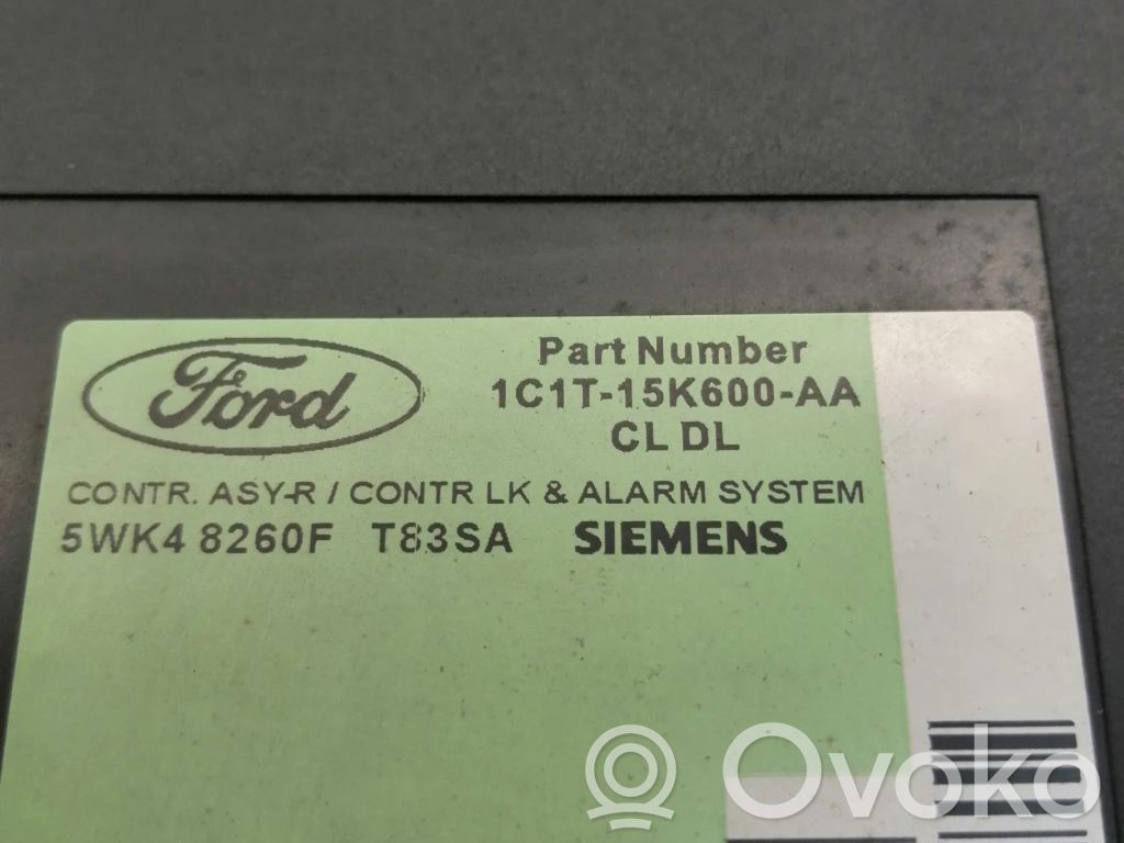 Ford Transit Unité de commande / module de verrouillage centralisé porte 