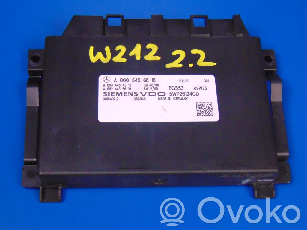 Mercedes-Benz E W212 Gearbox control unit/module 