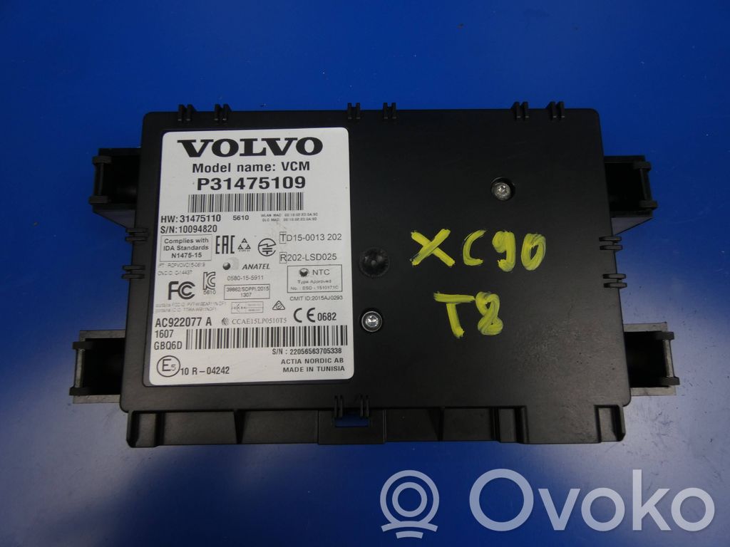 Module confort   31475109,31475110,TD150013202,10094820