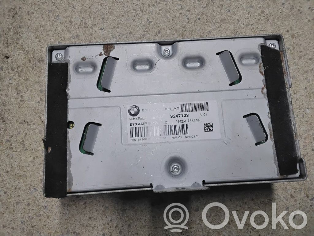 BMW X5 E70 Sound amplifier 