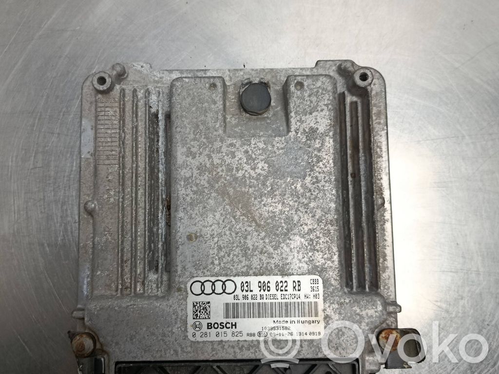 Engine control unit/module   03L906022RB,03L906022BQ,0281015825
