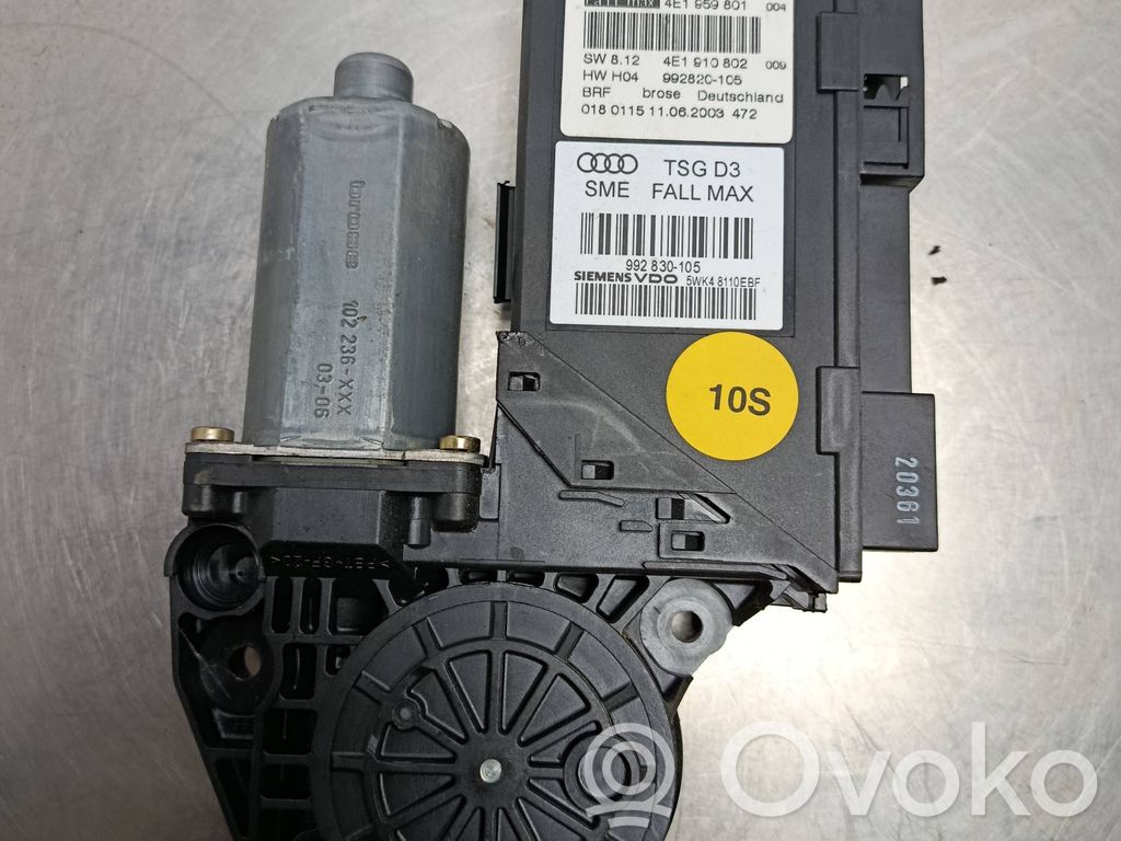 Silnik regulatora szyby drzwi przednich   4E1959801,992820105,4E1910802,992830105