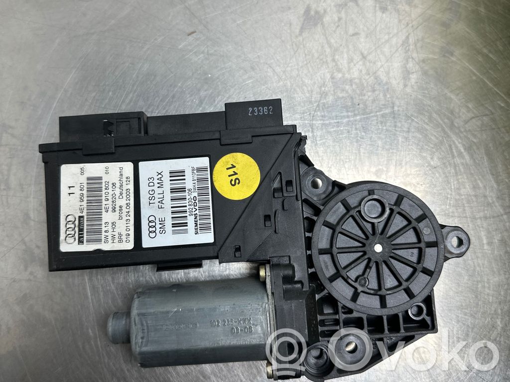Silnik regulatora szyby drzwi przednich   4E1910802,4E1959801,992830106