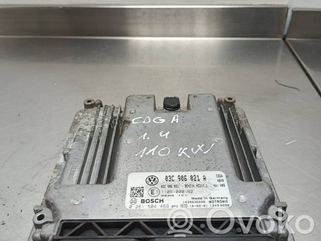 Engine control unit/module   03C906021A,03C906021,0261S04469