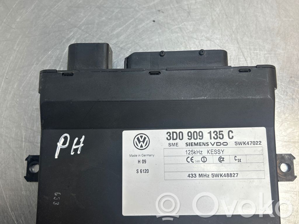 Volkswagen Phaeton Keyless go vadības bloks 