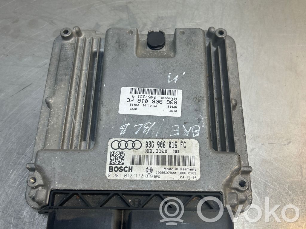 Audi A4 S4 B7 8E 8H Engine control unit/module 