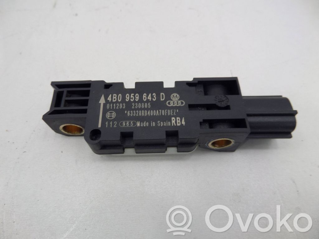 Audi A3 S3 8P Sensor impacto/accidente para activar Airbag 