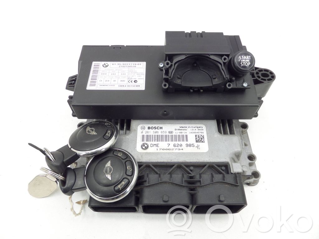 Mini One - Cooper Coupe R56 Engine ECU kit and lock set 