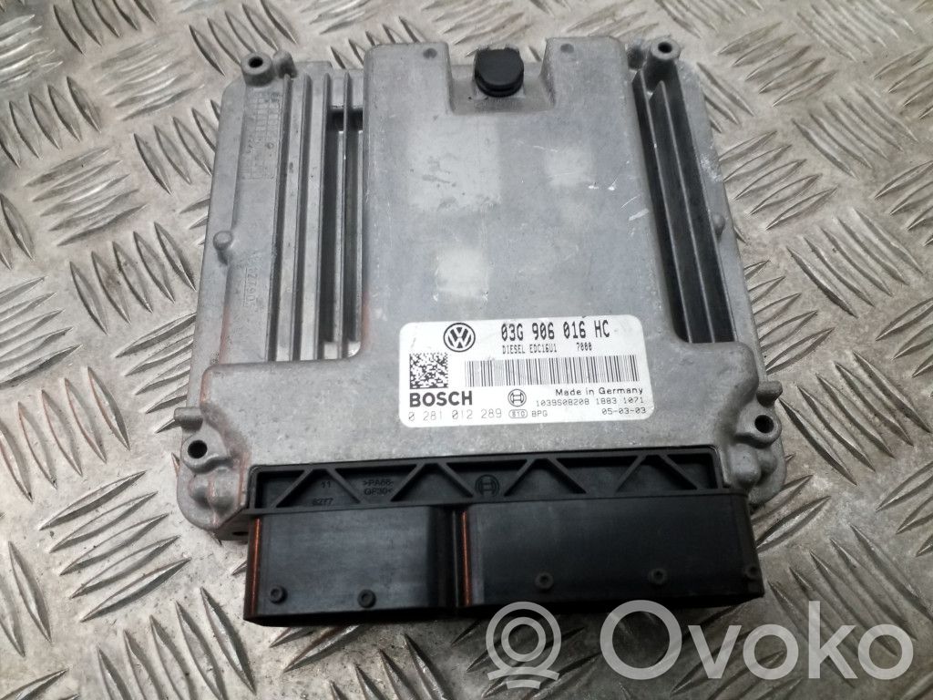 Seat Altea Engine control unit/module ECU 