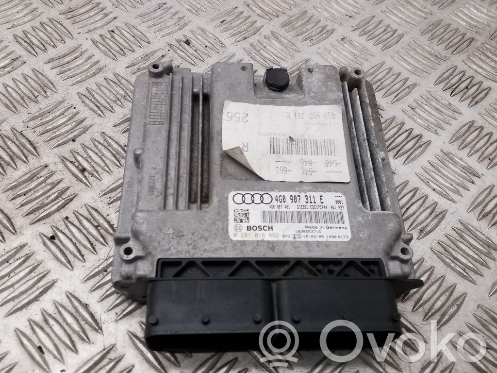 Audi A7 S7 4G Engine control unit/module 