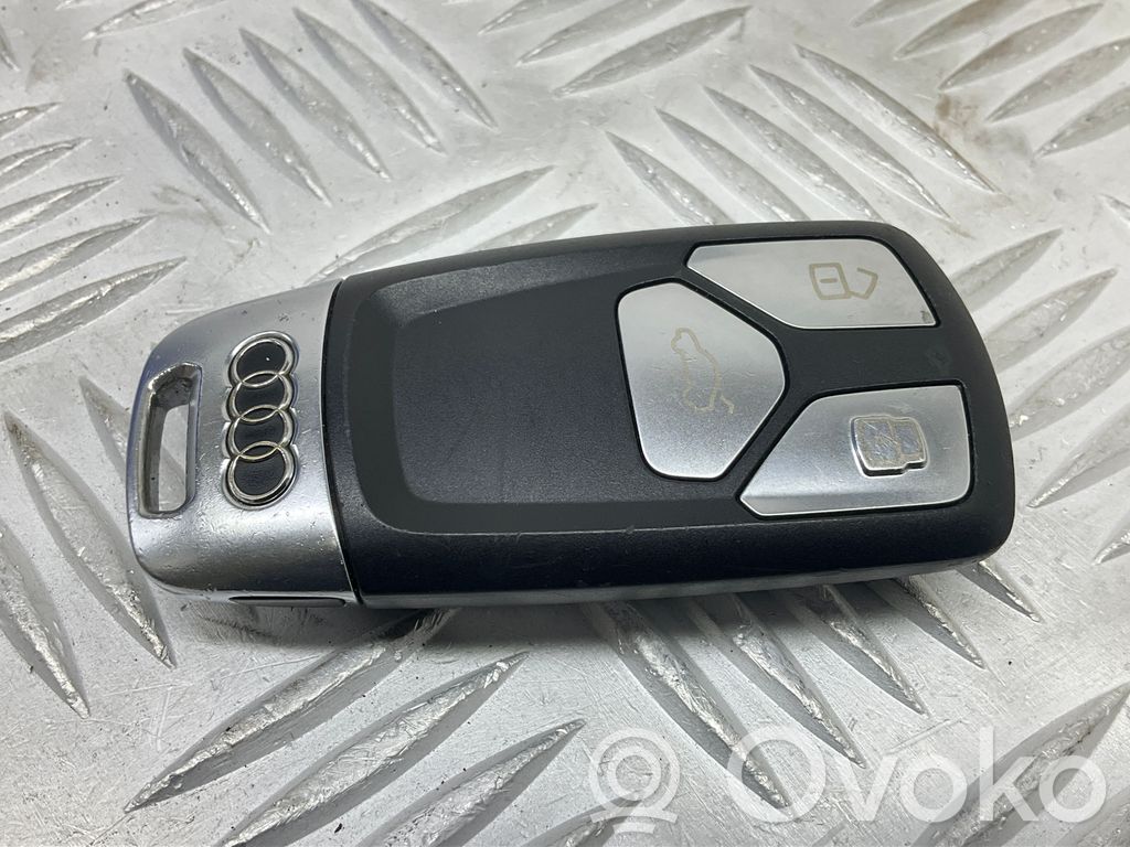 Audi A4 S4 B9 Virta-avain/kortti 