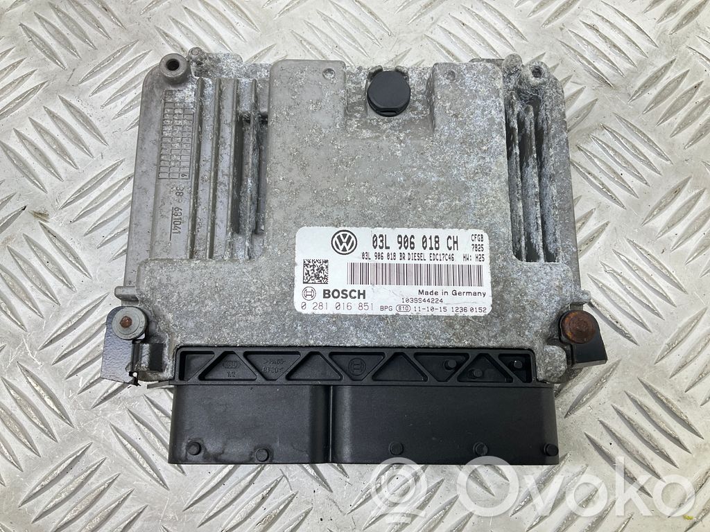 Skoda Superb B6 (3T) Engine control unit/module ECU 