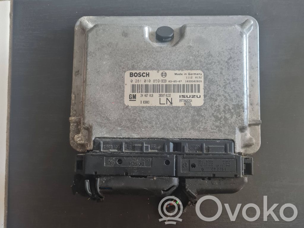 Opel Astra G Engine control unit/module 