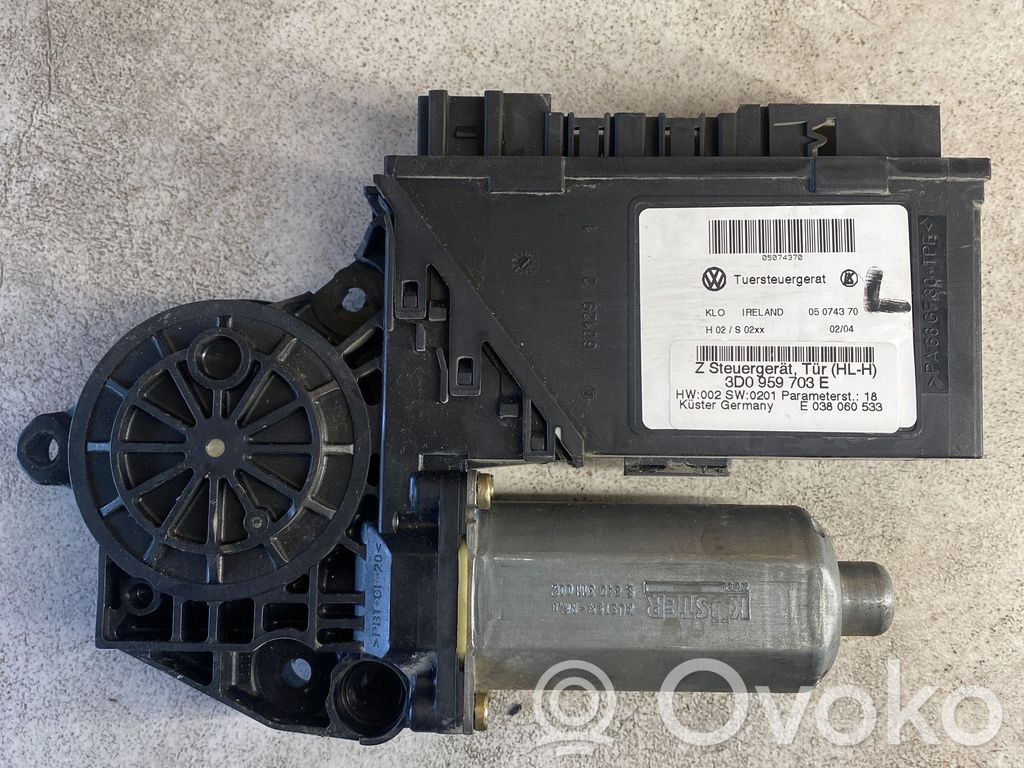 Volkswagen Phaeton Silniczek podnoszenia szyby drzwi tylnych 