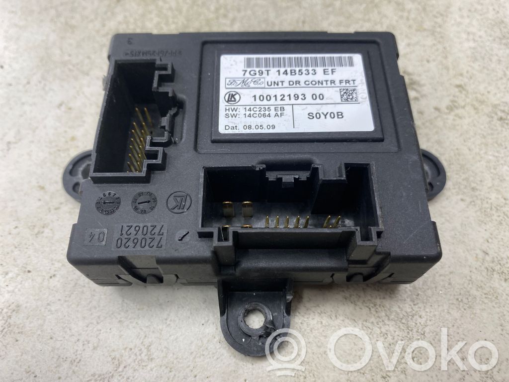 Unité de commande module de porte   7G9T14B533EF,1001219300,14C235EB