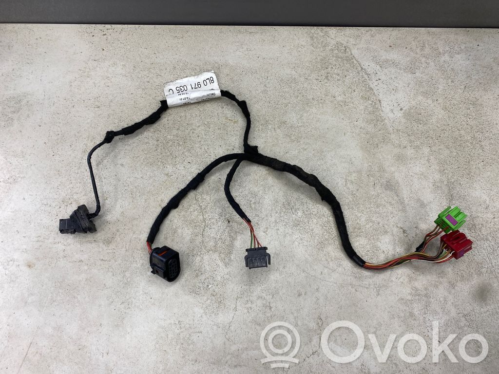 Audi A3 S3 8L Rear door wiring loom 