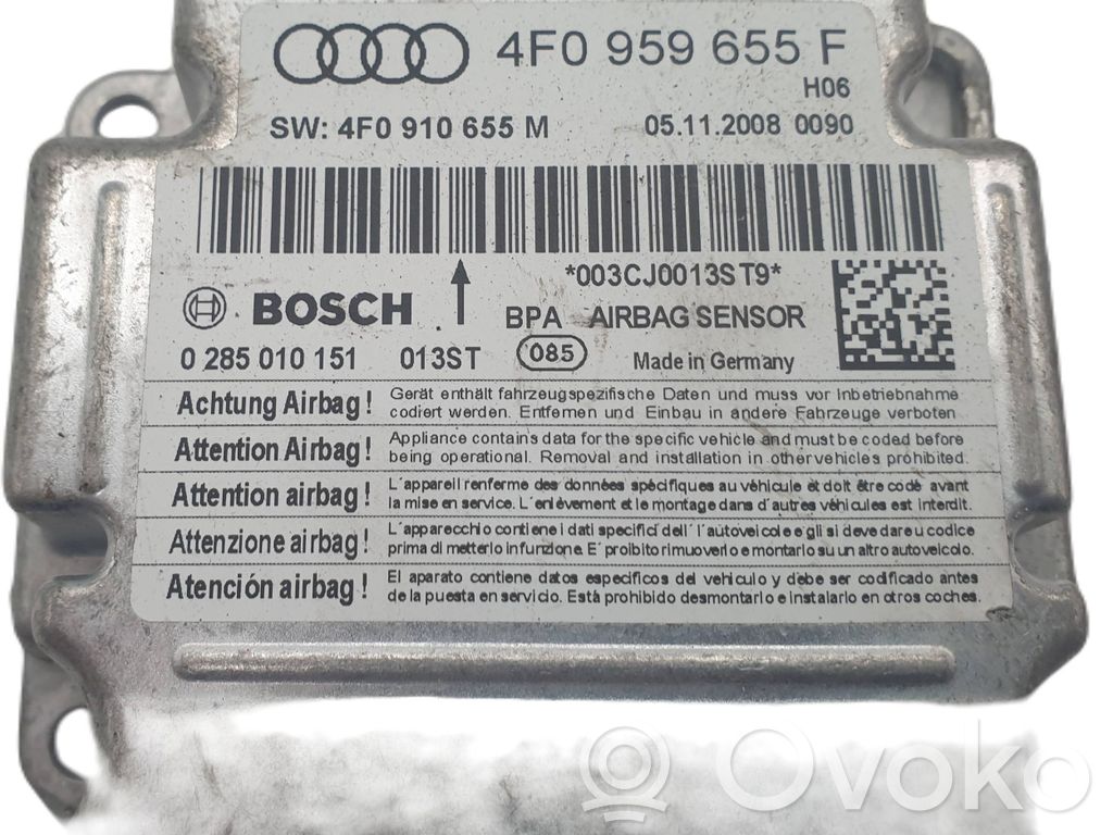 Audi A6 S6 C6 4F Airbag control unit/module 