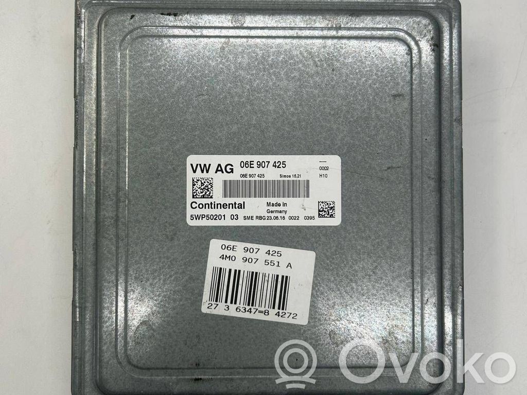 Engine control unit/module   06E907425,5WP5020103,4A0907551A