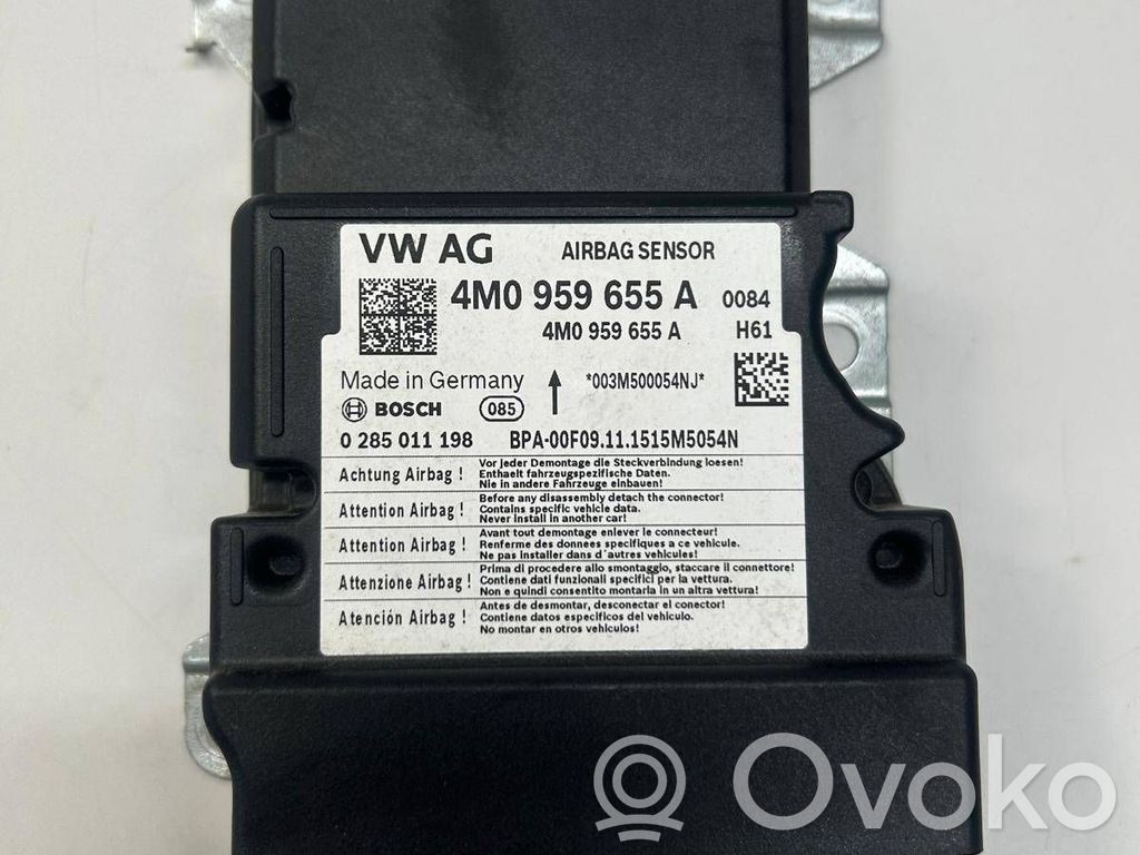 Airbag control unit/module   4M0959655A,0285011198