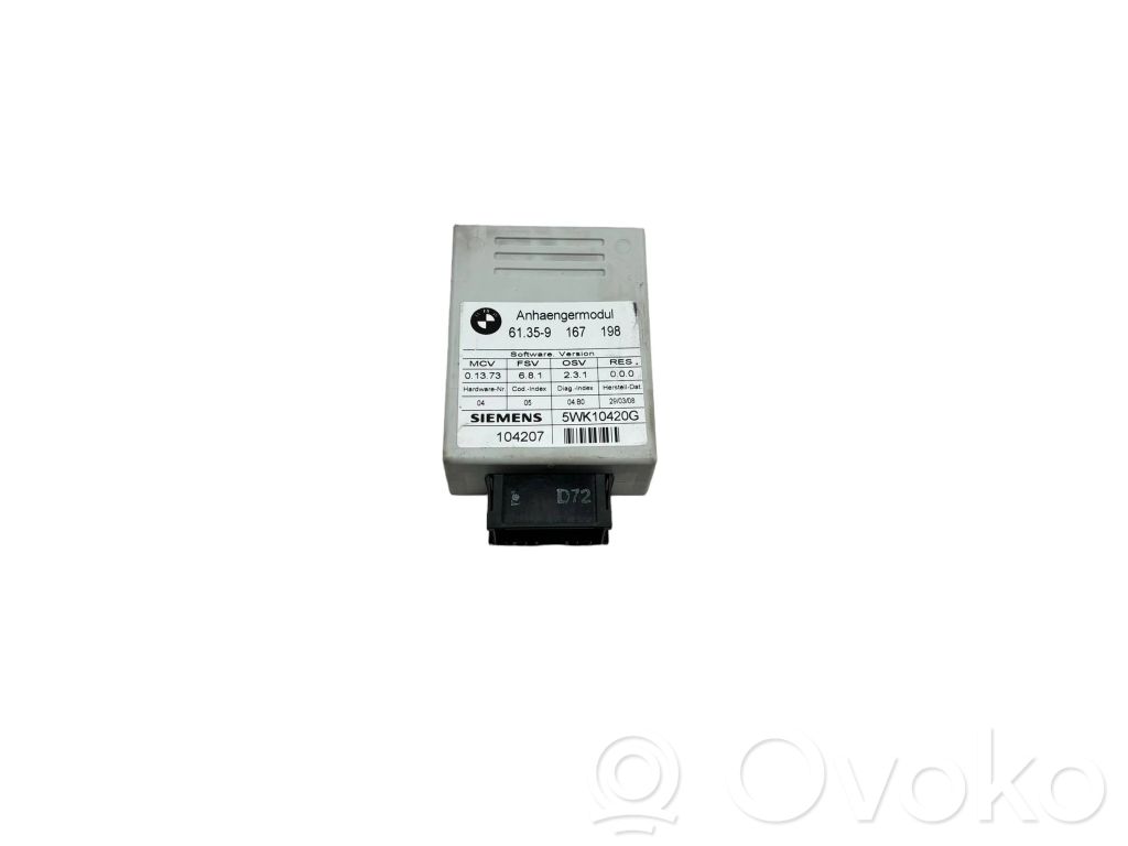 BMW 5 E60 E61 Tow bar trailer control unit/module 