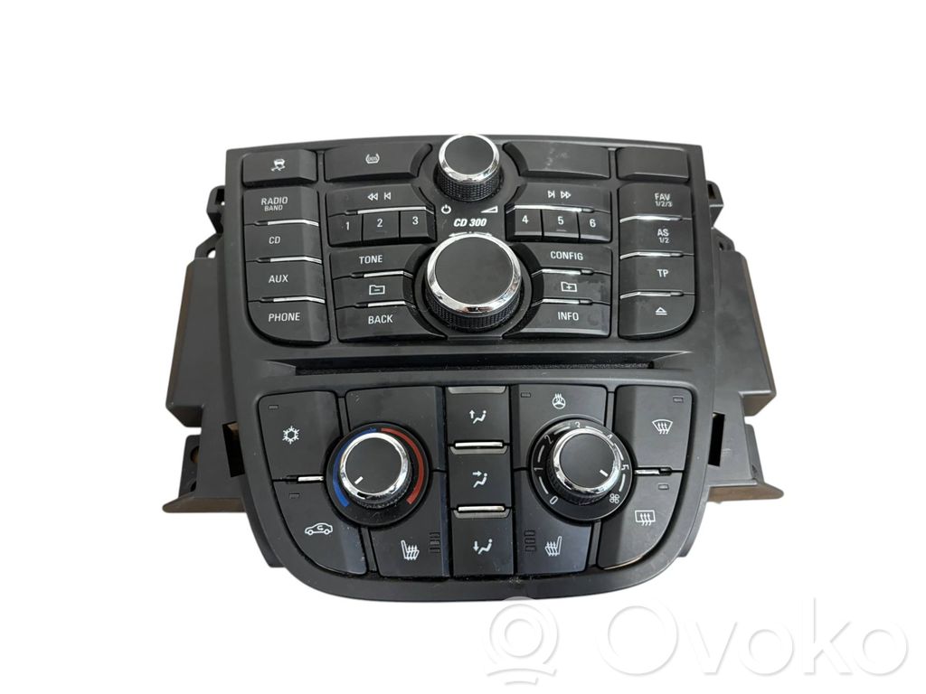 Opel Astra J Climate control unit 