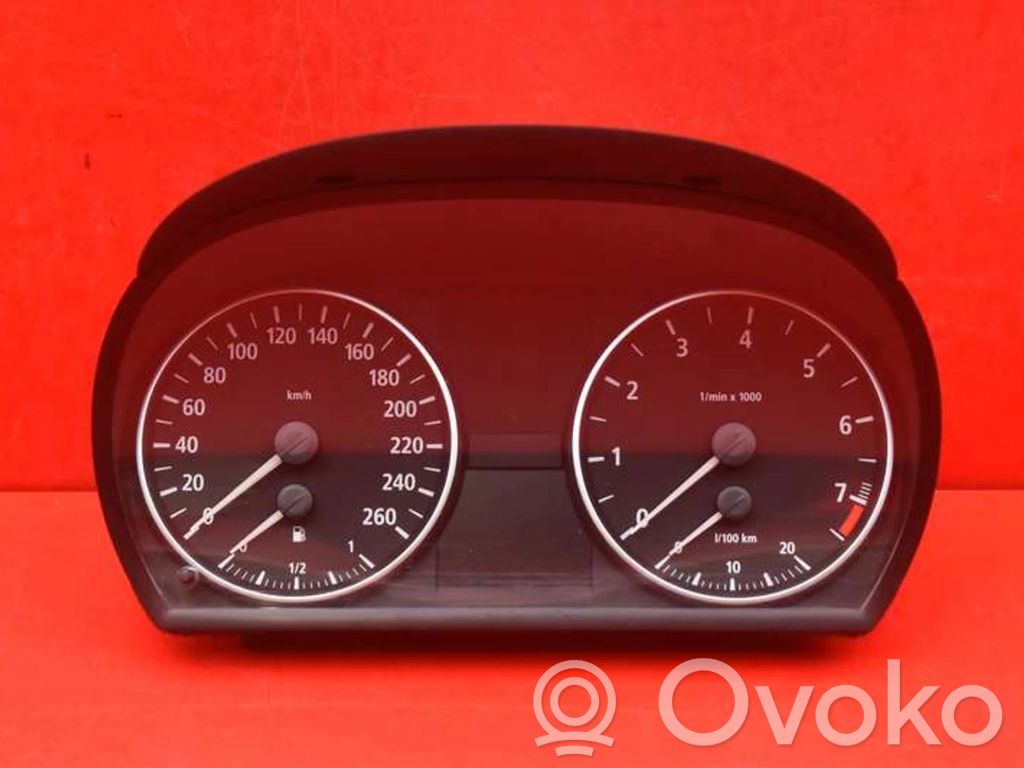 BMW 3 E90 E91 Velocímetro (tablero de instrumentos) 