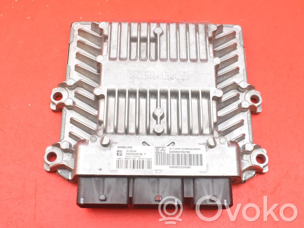 Peugeot 407 Unidad de control/módulo ECU del motor 