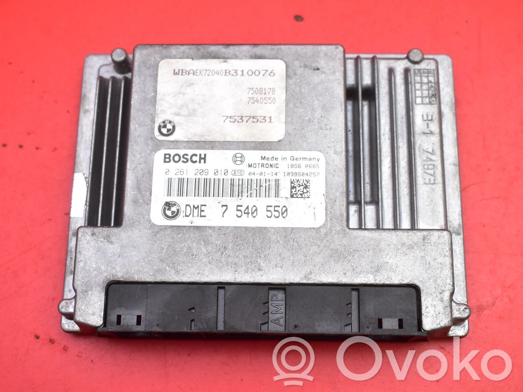 BMW 6 E63 E64 Unidad de control/módulo ECU del motor 