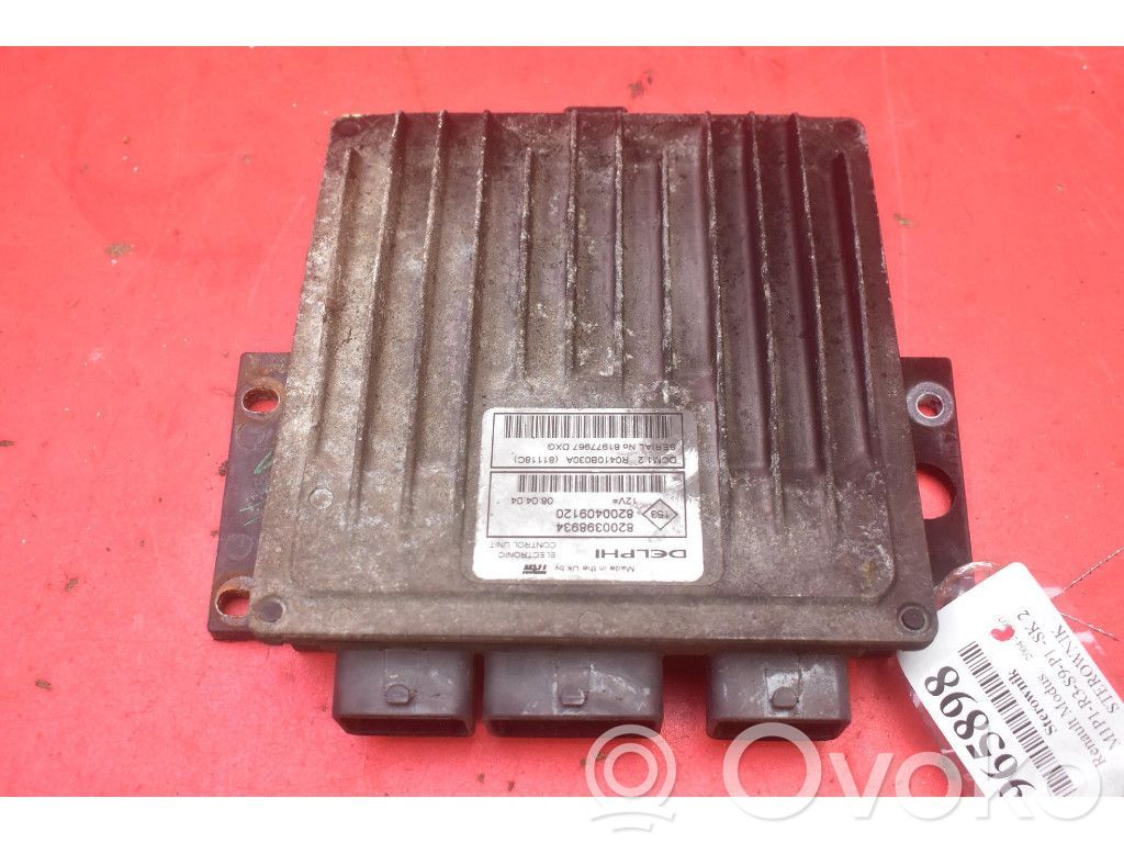 Engine control unit/module ECU   8200398934,8200398934