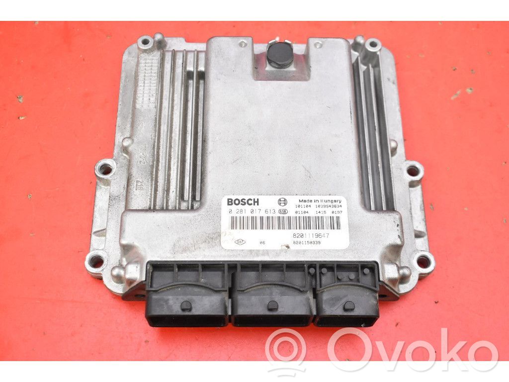Engine control unit/module ECU   8201119647,8201119647