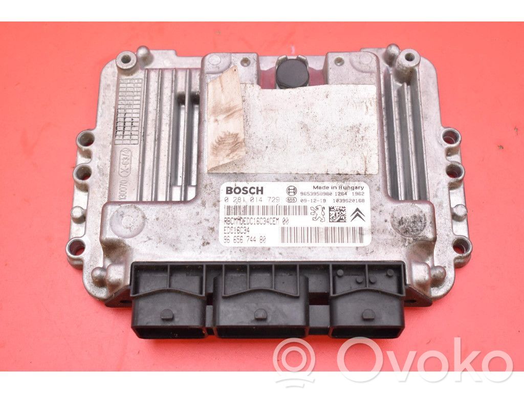 Peugeot 3008 I Unidad de control/módulo ECU del motor 