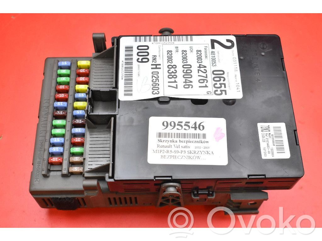 Renault Vel Satis Fuse box set 