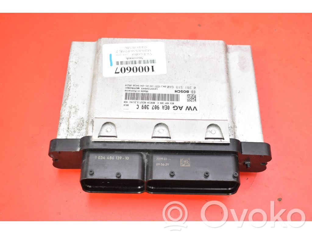 Volkswagen Crafter Unité de commande, module ECU de moteur 