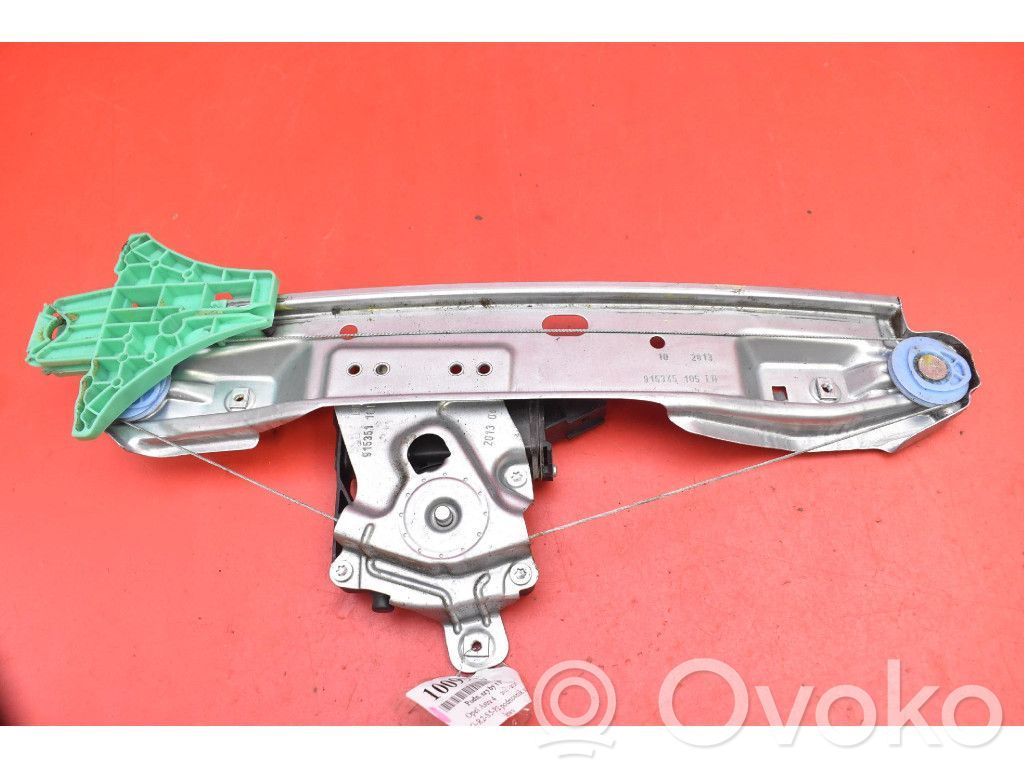 Opel Astra J Regulador de puerta trasera con motor 