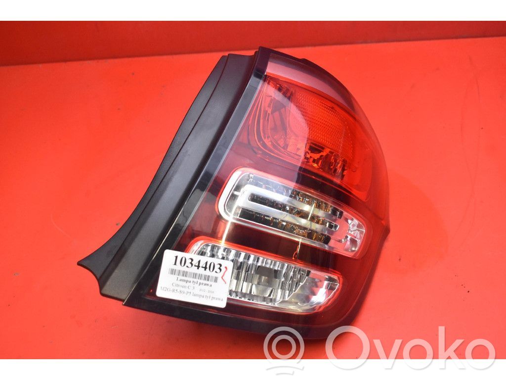 Citroen C3 Lampă spate în caroserie 