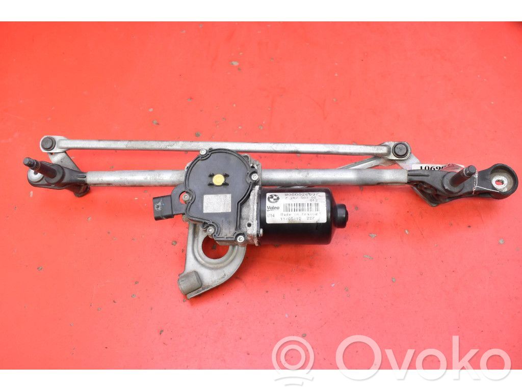 BMW 7 F01 F02 F03 F04 Wischergestänge Wischermotor vorne 