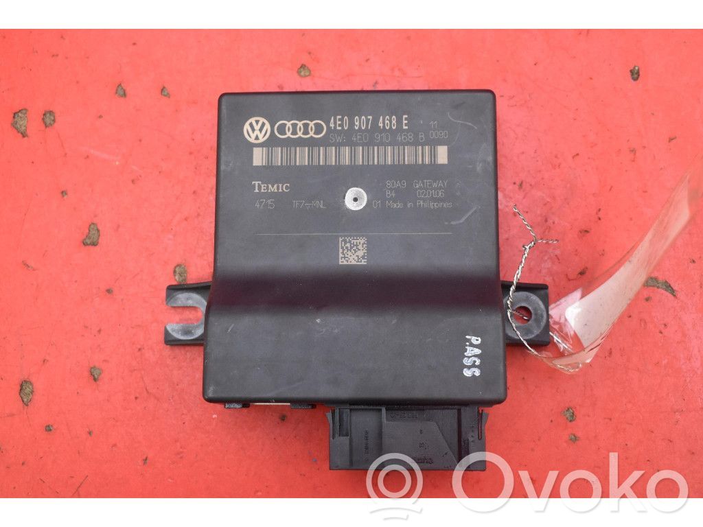 Unité de commande, module ECU de moteur   4E0907468E,4E0907468E