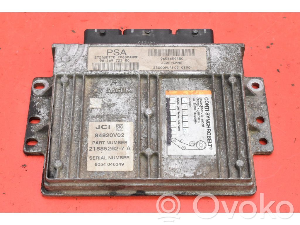 Peugeot 206 CC Engine control unit/module ECU 