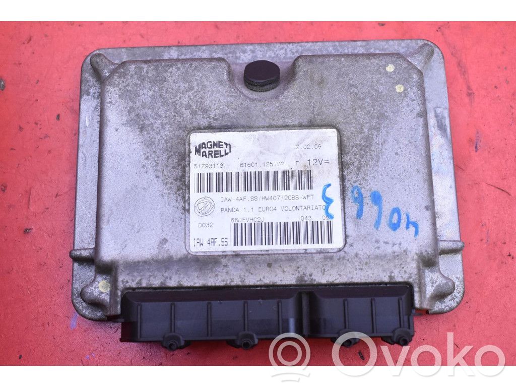 Fiat Panda 141 Unidad de control/módulo ECU del motor 