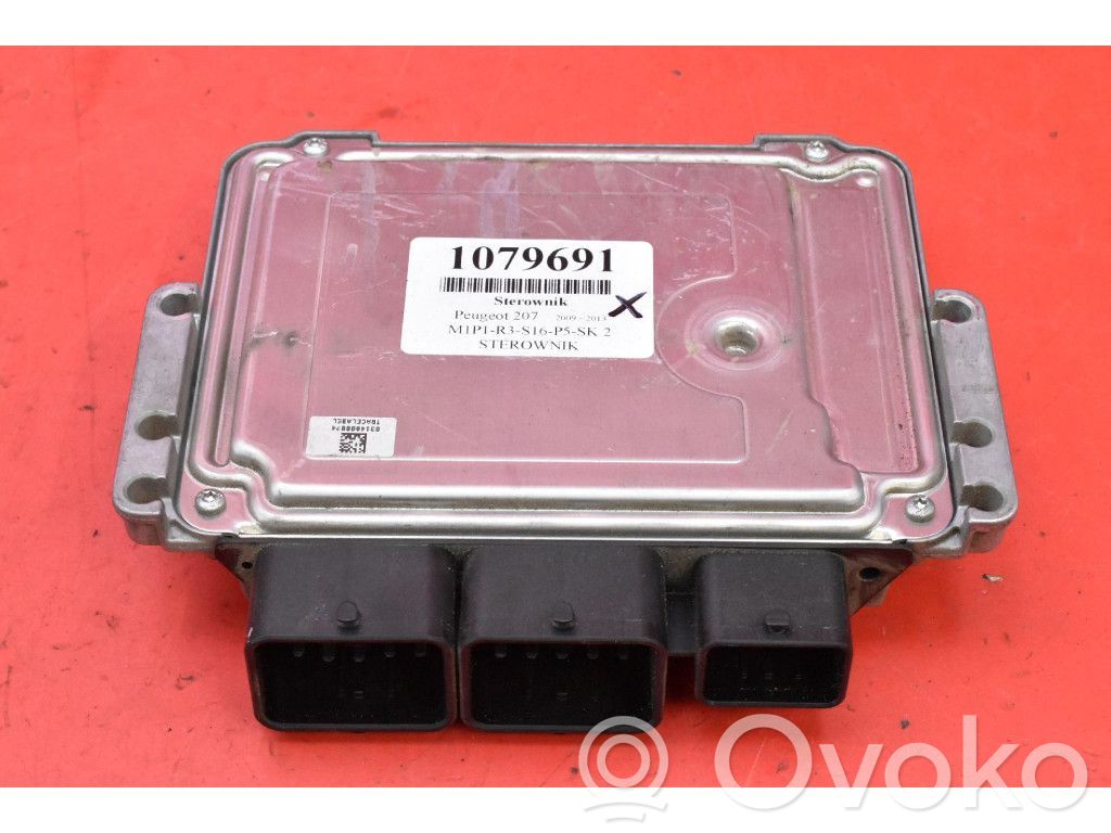 Peugeot 207 CC Unité de commande, module ECU de moteur 