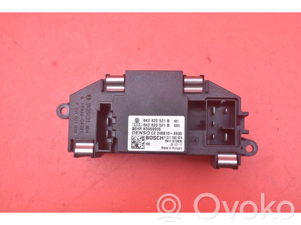 Audi A4 S4 B8 8K Motor aerotermă/rezistor ventilator 