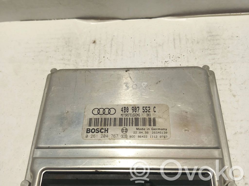 Engine control unit/module   4B0907552C,0261204767