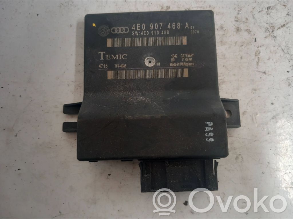 Audi A6 S6 C6 4F Mukavuusmoduuli 