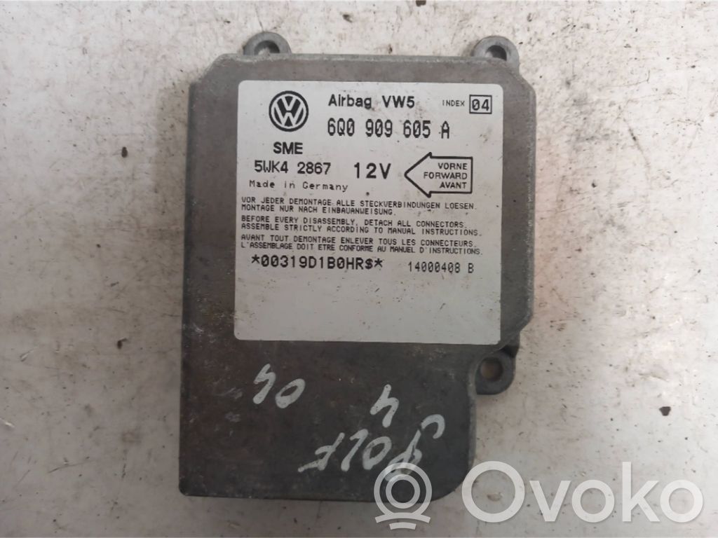 Volkswagen Golf IV Sterownik / Moduł Airbag 